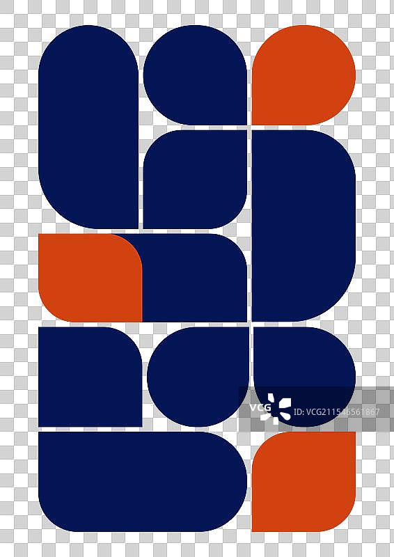 包豪斯简约美学设计卡片图片素材