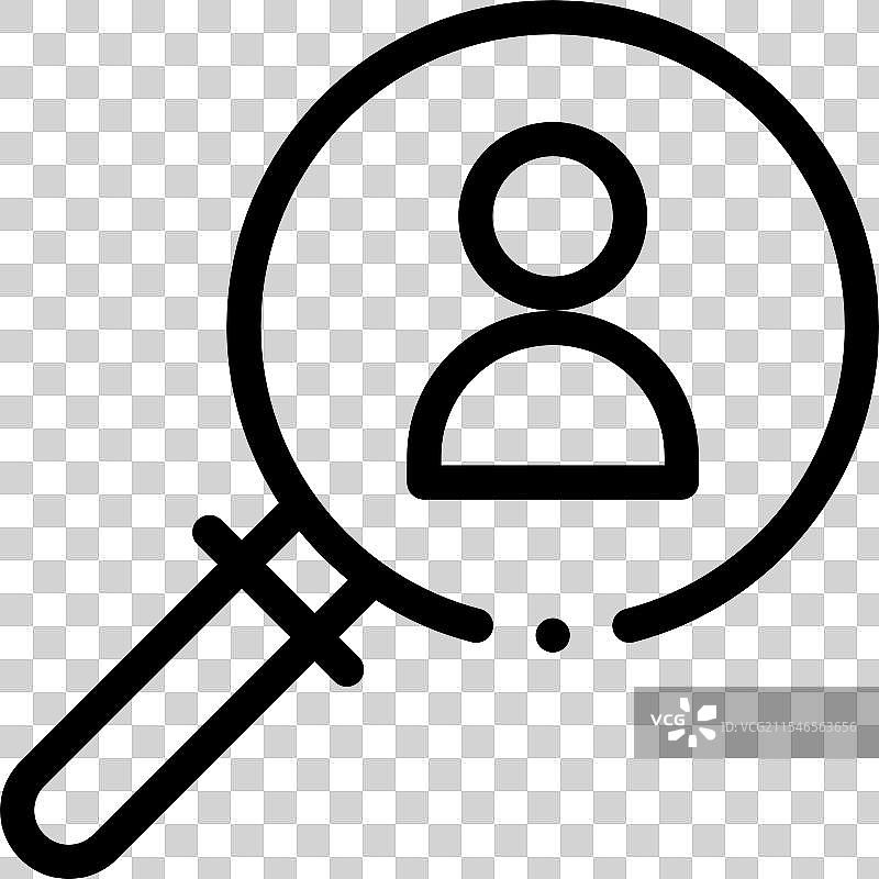 水蛭疗法图标，细线条风格设计图片素材