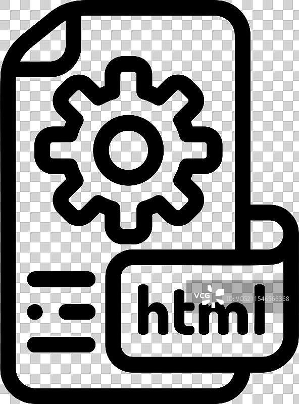 http图标，细线风格设计，独立于背景图片素材