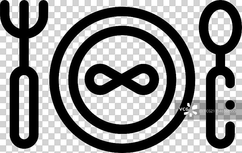 猎人图标，细线风格设计，独立于背景图片素材