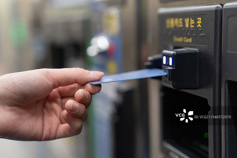 人手，交通卡图片素材