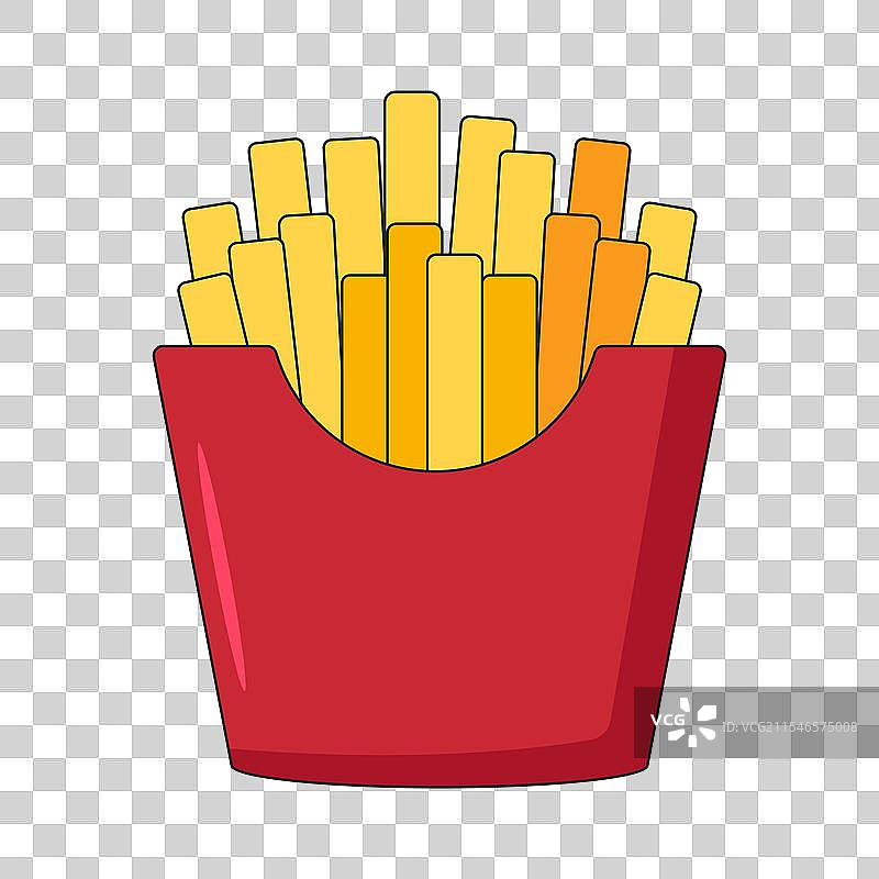 薯条土豆盒图片素材