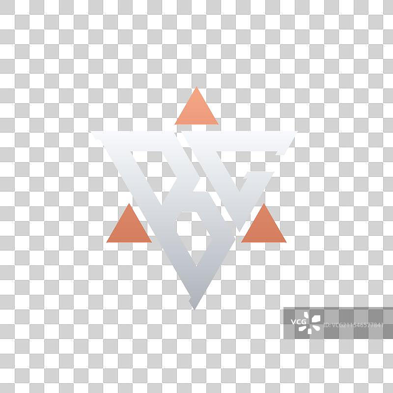 现代的BC字母标志设计，采用几何图形元素图片素材
