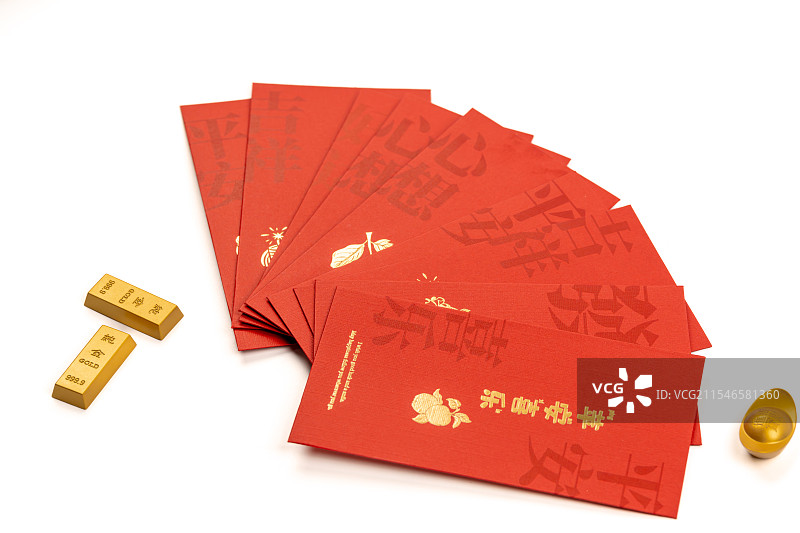 新年压岁红包图片素材