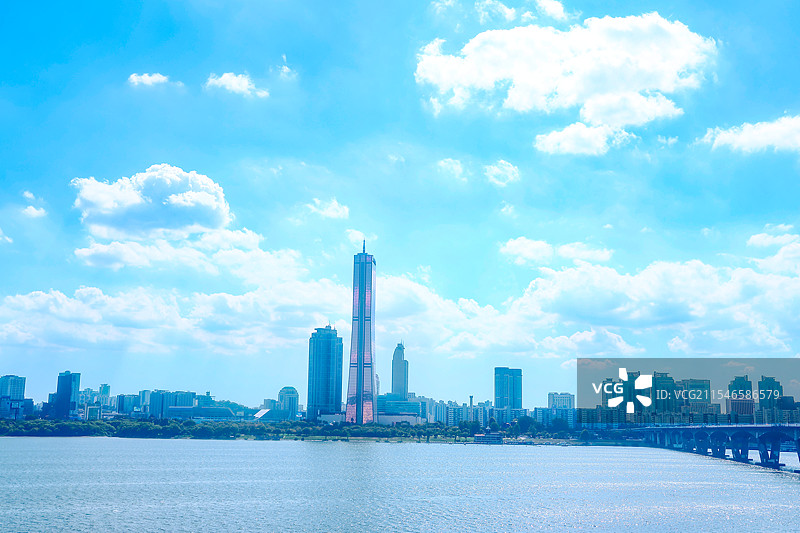 韩国，首尔，临津阁图片素材