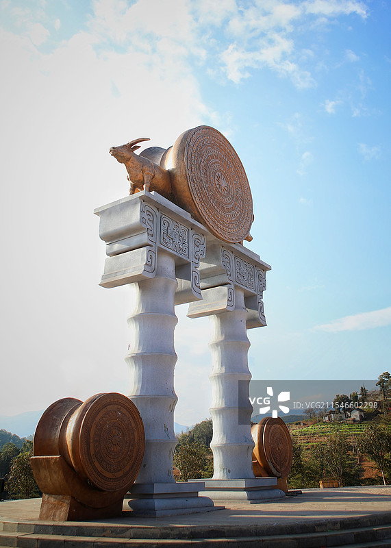 凉山彝族自治州宁南县“布依三寨”一景图片素材