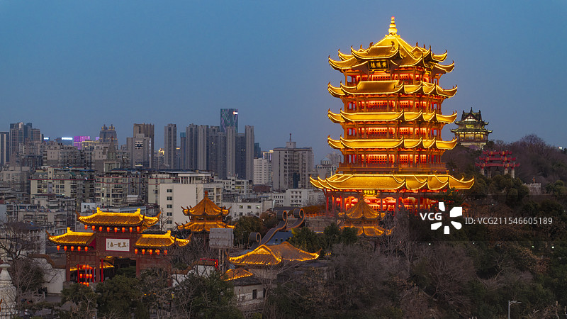 武汉黄鹤楼图片素材