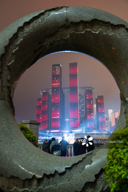 南滨路钟楼广场图片素材