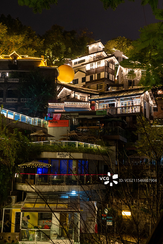 南滨路钟楼广场图片素材