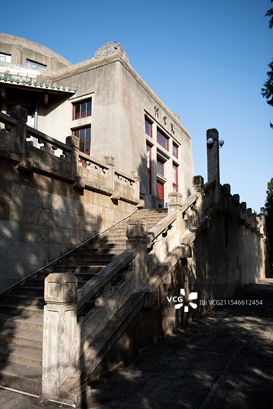 武汉大学早期建筑图片素材