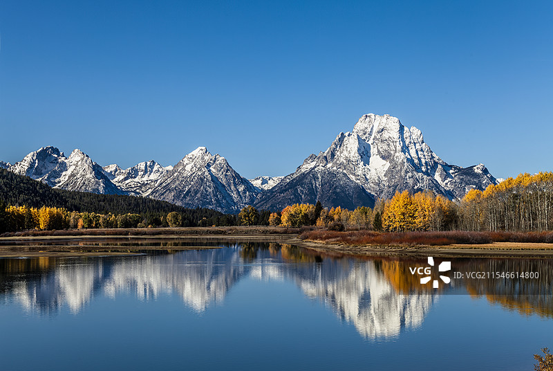 静谧之境—大提顿次高峰欧文山图片素材