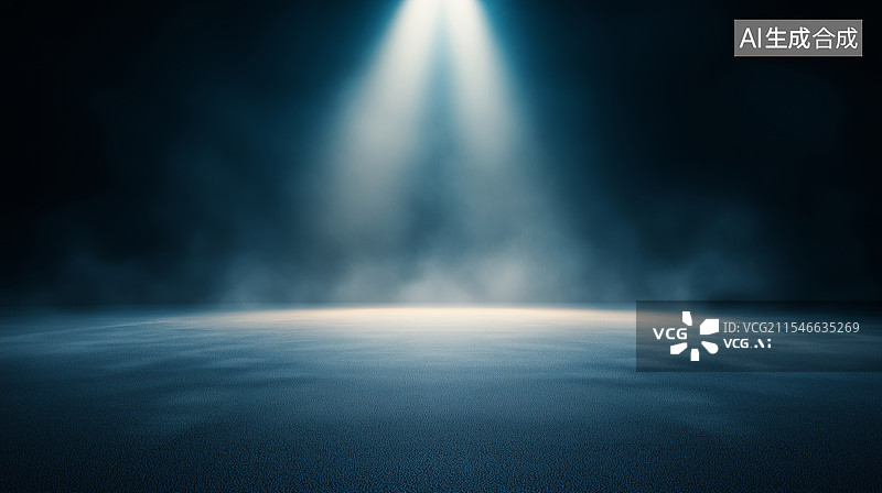 【AI数字艺术】聚光灯下的舞台图片素材