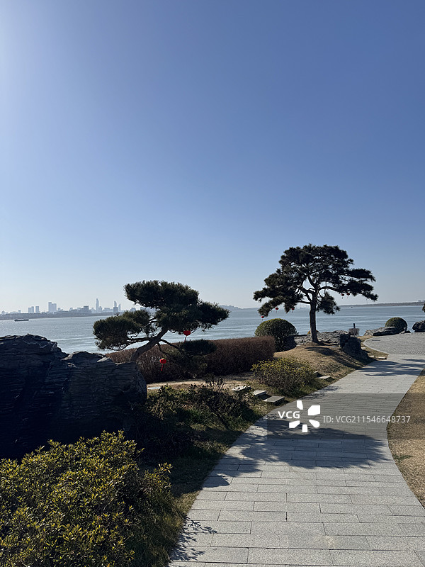 南京扬子江生态公园 瞭望角图片素材