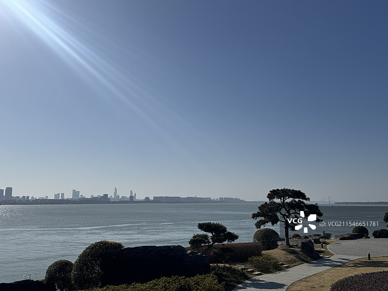 南京扬子江生态公园 瞭望角图片素材