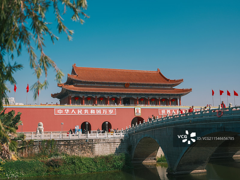 厦门市同安影视城 天安门图片素材