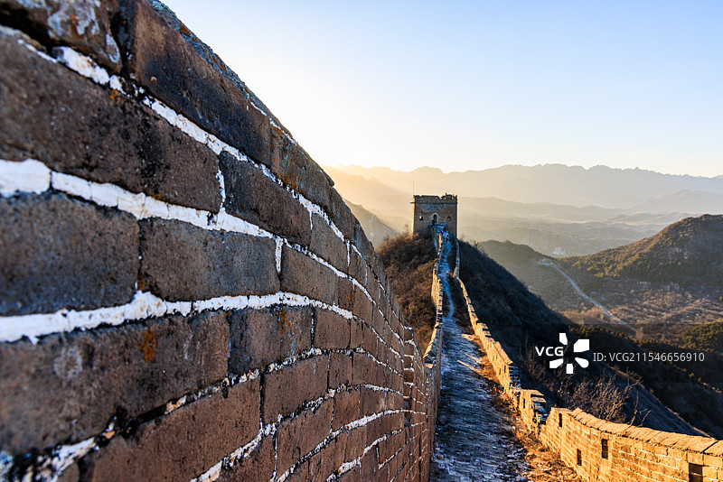河北承德滦平金山岭长城麒麟楼图片素材