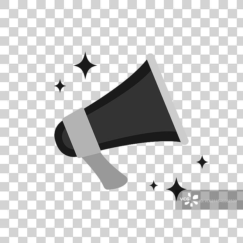 黑白麦克风图标孤立在白色背景上图片素材