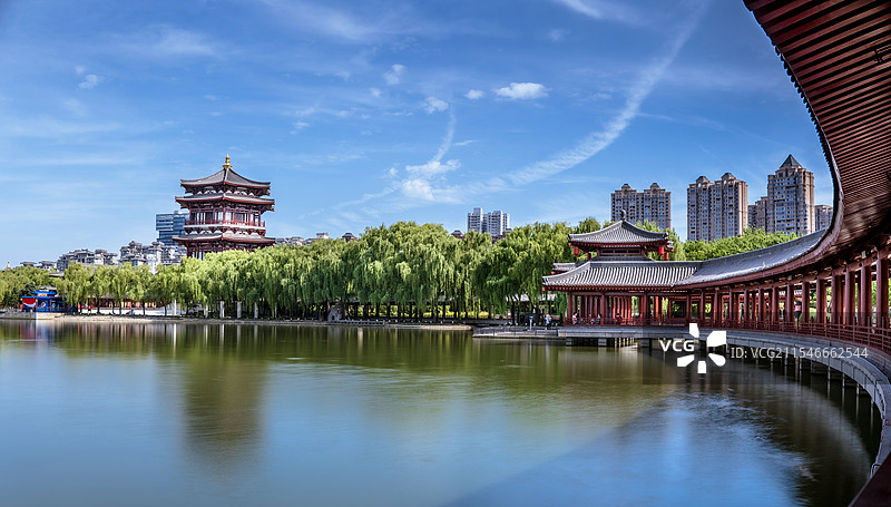 西安芙蓉园图片素材