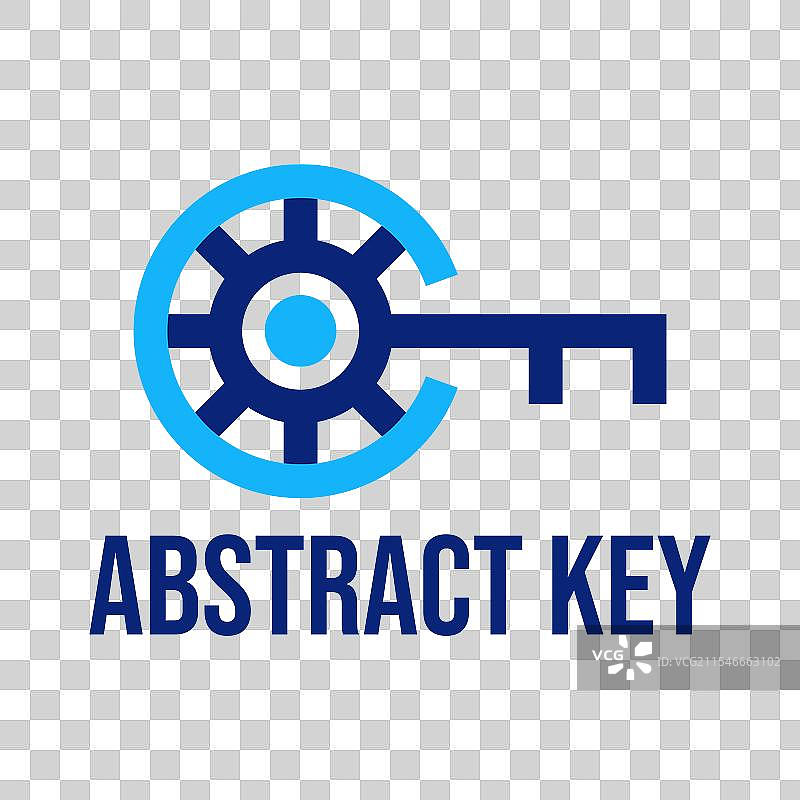 抽象的扁平极简风格标志设计图片素材