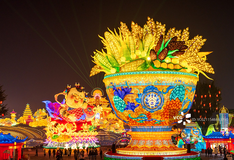 五谷丰登庆新年图片素材
