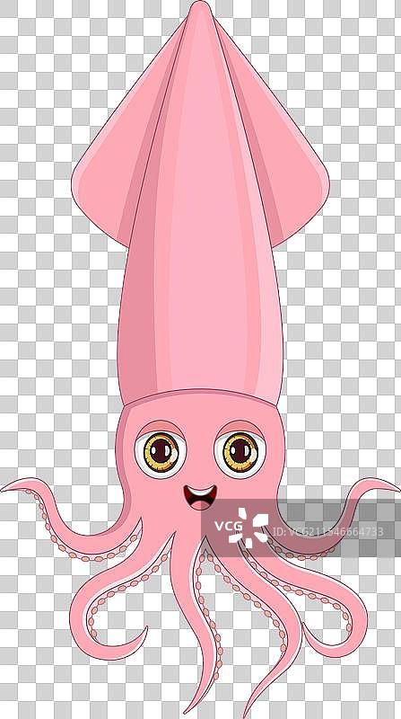可爱的章鱼卡通图片素材