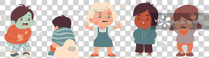 在幼儿园传播的疾病图片素材