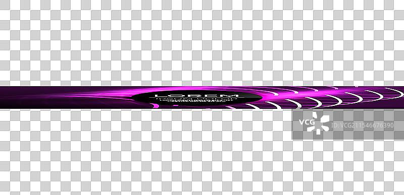 霓虹线条和波浪抽象背景科技风格图片素材