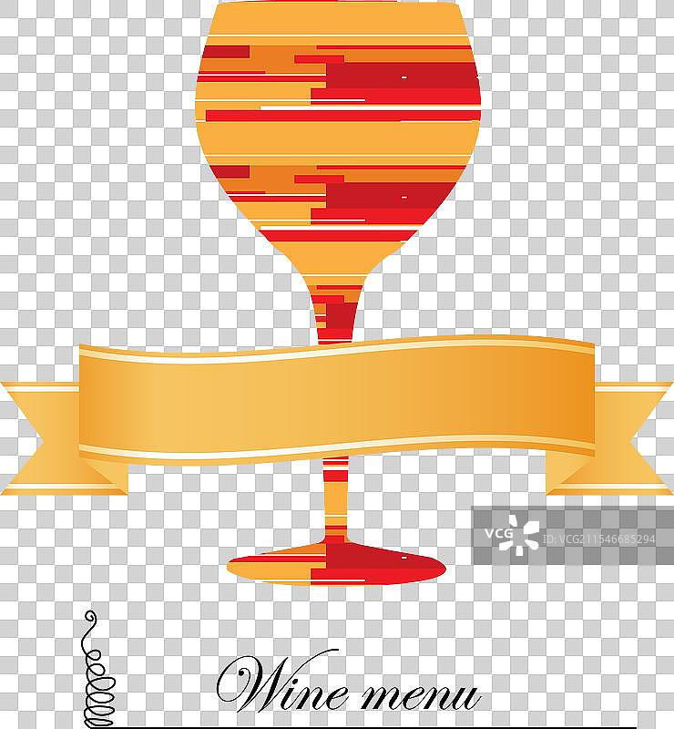 葡萄酒菜单卡设计背景图片素材