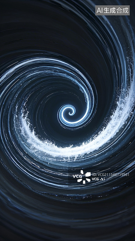 【AI数字艺术】螺旋线背景图片素材