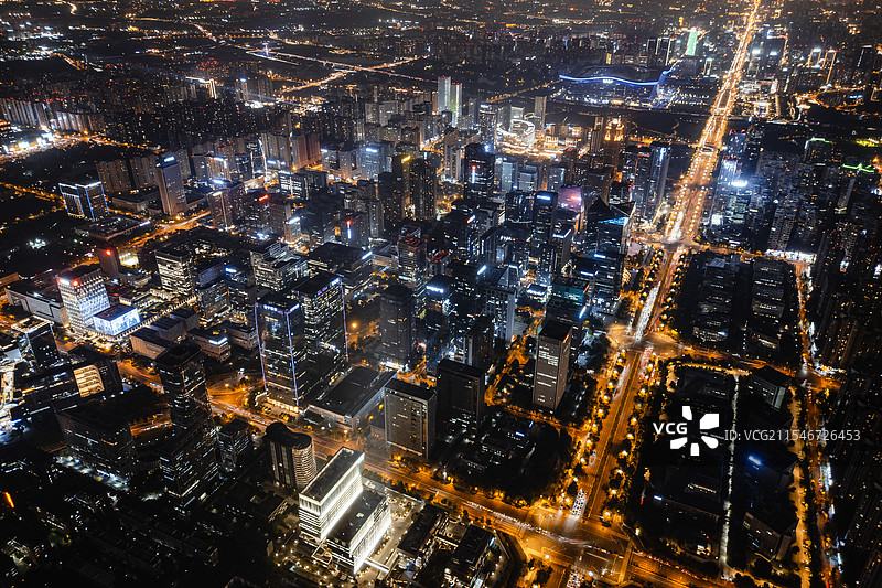 成都高新南区水晶之夜图片素材