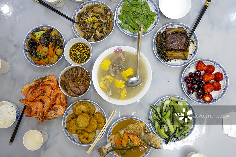 年夜饭图片素材