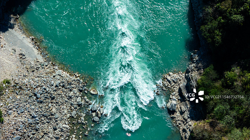 怒江航拍图片素材