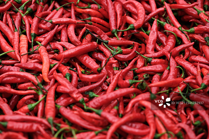 晒辣椒图片素材