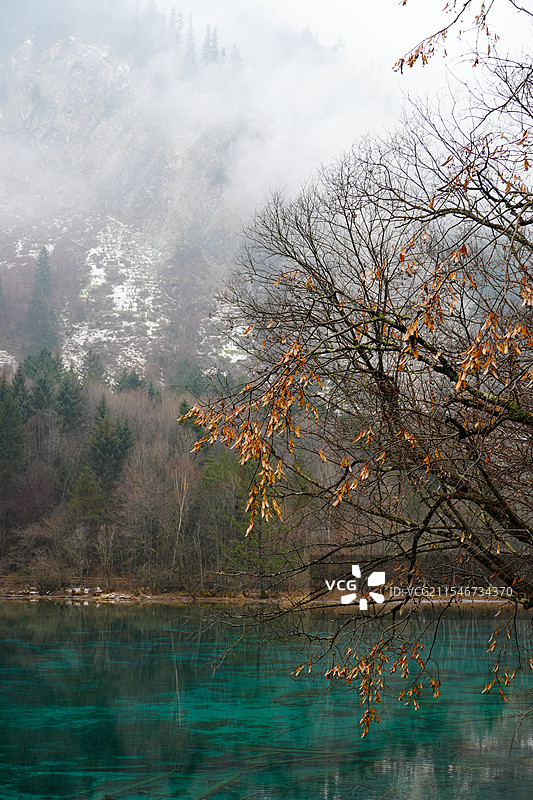 冬天的九寨沟图片素材