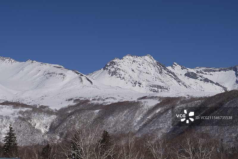 长白山下全景图片素材