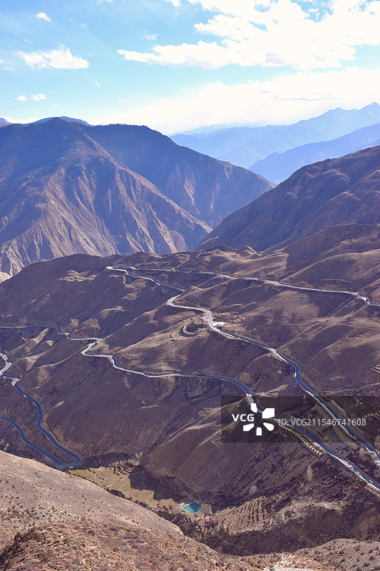 九曲十八弯图片素材