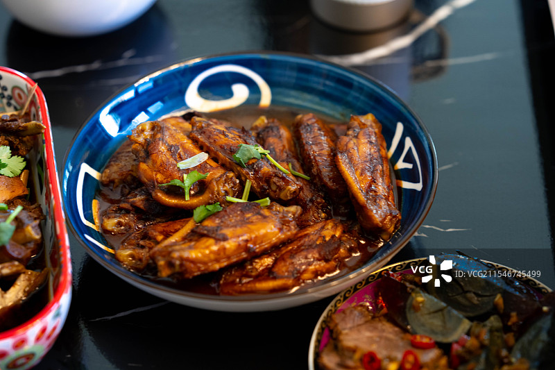 红烧鸡翅图片素材