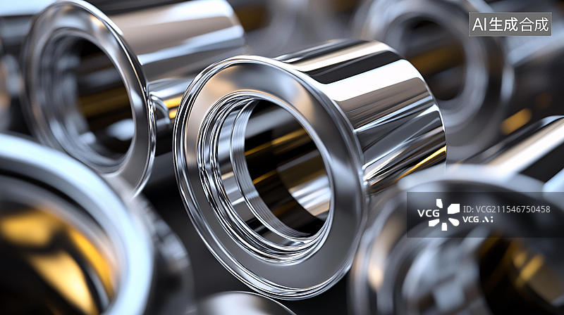 【AI数字艺术】精密轴承制造图片素材