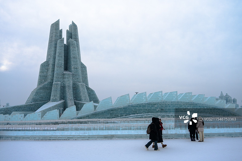 哈尔滨冰雪大世界图片素材