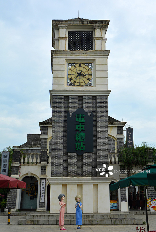 成都大邑安仁古镇图片素材