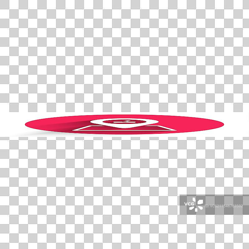 白色野餐地点图标，带有长形设计图片素材