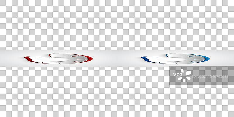 纸雕虾图标，背景为灰色图片素材