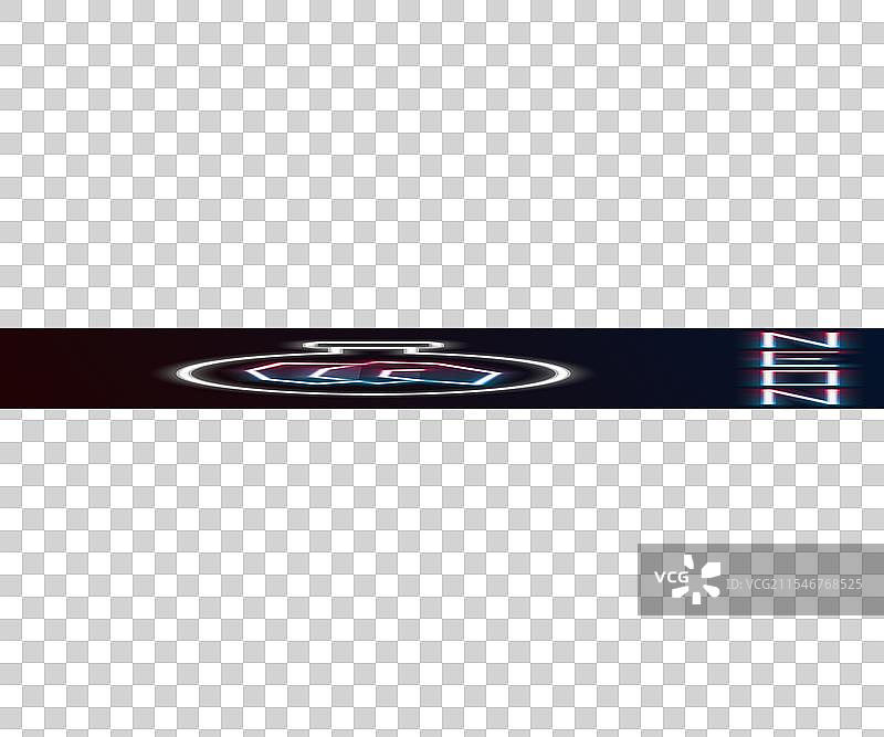 发光霓虹线展览与各种作品图片素材