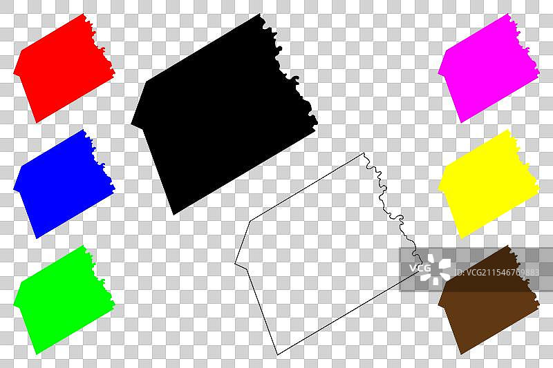 米兰县，德克萨斯州，德克萨斯州的县图片素材