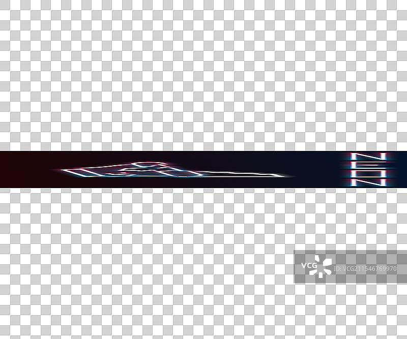 发光的霓虹线破碎花瓶图标孤立在上面图片素材