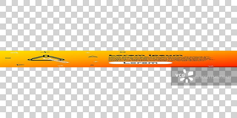 线条三角形乐器图标，孤立于背景上图片素材