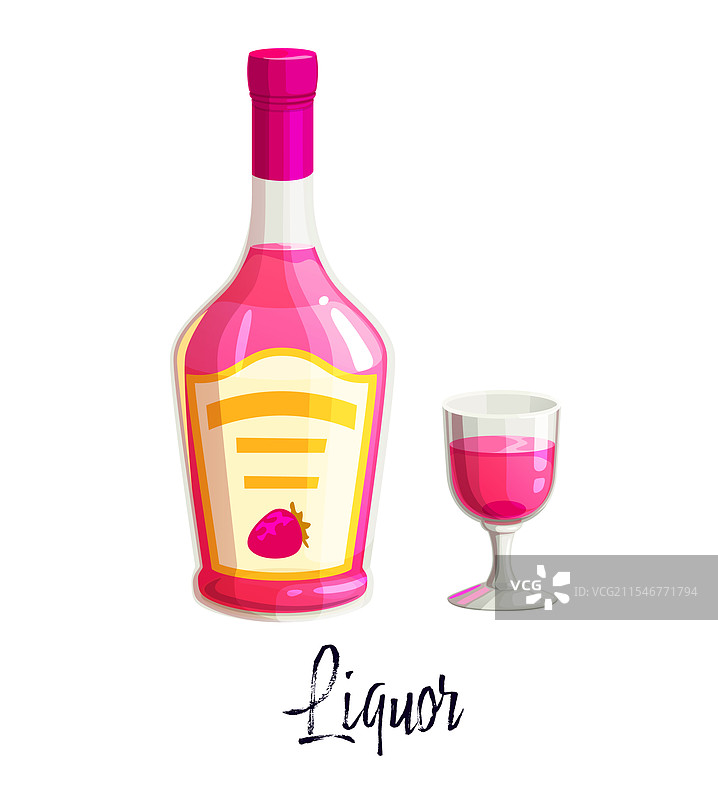 酒瓶和玻璃酒壶图片素材