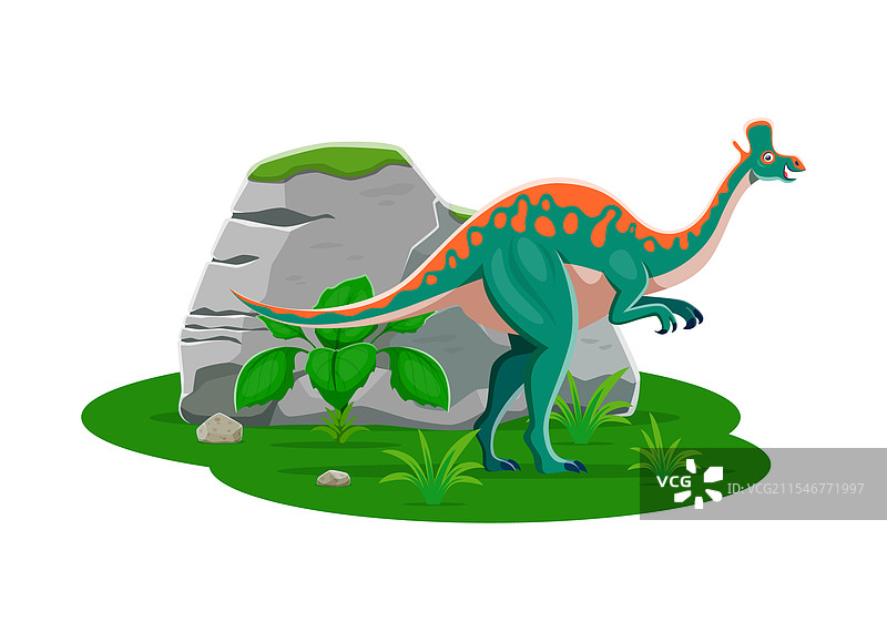 兰贝欧龙 史前恐龙 爬行动物角色图片素材