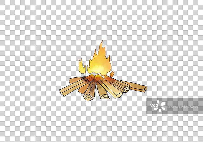 一个篝火图片素材