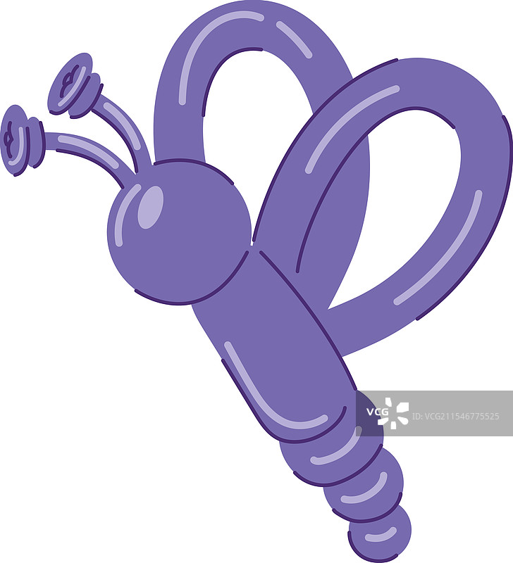 蜻蜓造型与气球图片素材